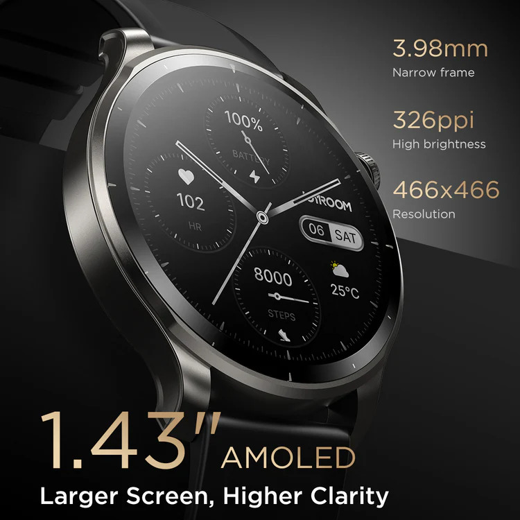 JOYROOM - Venture Series JR-FV1 Smart Watch (Answer/Make Call)-Sunset Grey