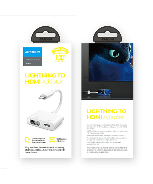 JOYROOM - S-H141 Lightning to HDMI adapter-white