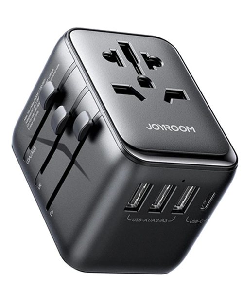 JOYROOM - JR-TCW01 Universal Travel Adapter-Black