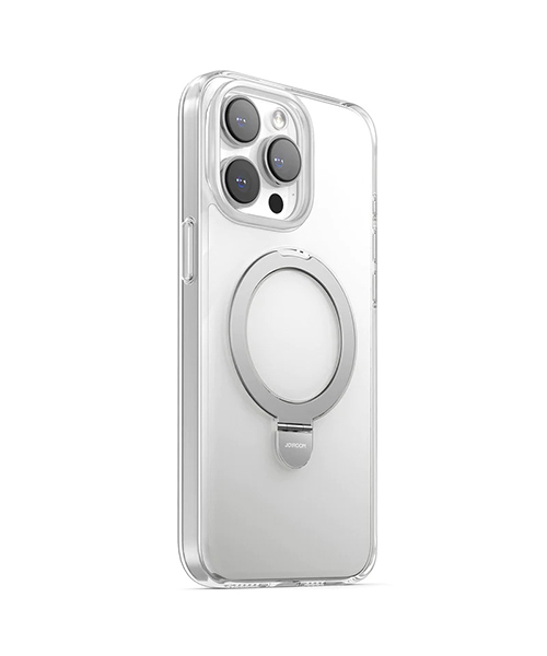 غطاء جوي روم المغناطيسي JR-BP004 مع حامل لهاتف iPhone 15 Pro Max (6.7 إنش)