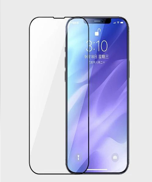 واقي شاشة زجاجي JOYROOM JR-MLG0279 (بتقنية 2.5D بواجهة كاملة وحواف سوداء) لهاتف iPhone 16 Pro Max – شفاف عالي الدقة ومضاد للغبار