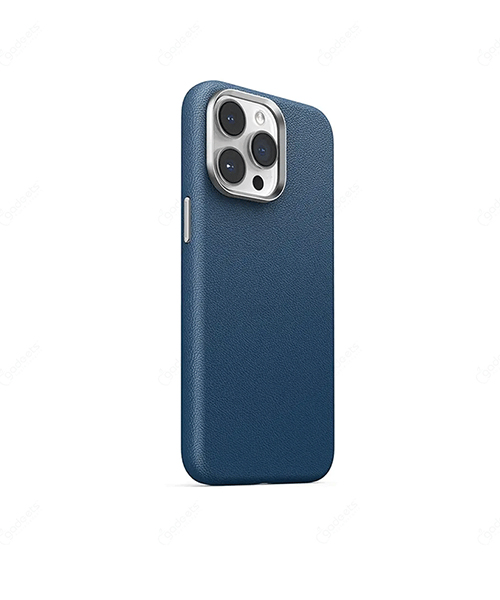 حافظة مغناطيسية JR-BP007 من JOYROOM بمواد TPU + PC + PU لجهاز iPhone 15 Pro Max - 6.7 بوصة – أزرق