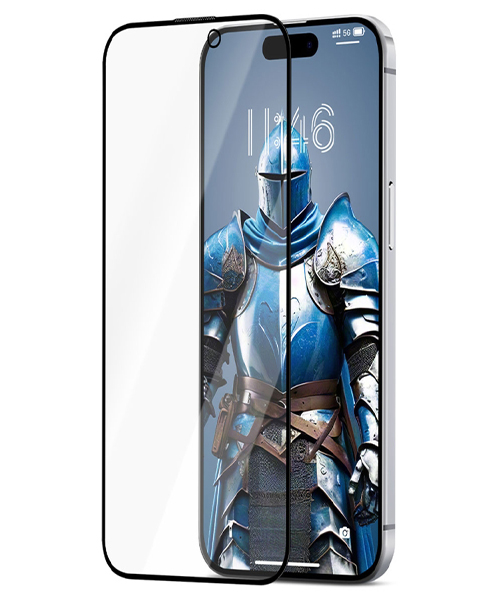 واقي شاشة JOYROOM JR-MKN0311 كورنينج شفاف لحماية العين لهواتف iPhone 15 / iPhone 16