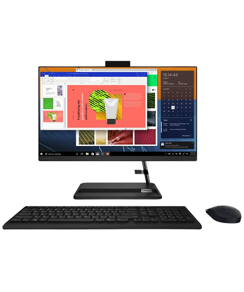 كمبيوتر شامل جديد لينوفو آيديا سنتر 3 27ITL6 – معالج Intel Core i5 الجيل 11 – رام 8 جيجابايت – 512 جيجابايت SSD – كرت شاشة MX450 2 جيجابايت – نظام ويندوز 11 – شاشة 27 بوصة FHD غير لمس