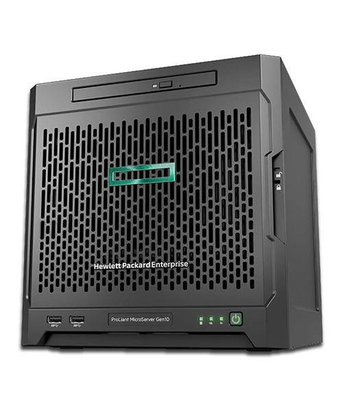 سيرفر صغير HP MicroServer Gen10 X3421 – معالج AMD Opteron X3421 – تصميم صغير الحجم للمكاتب والشركات