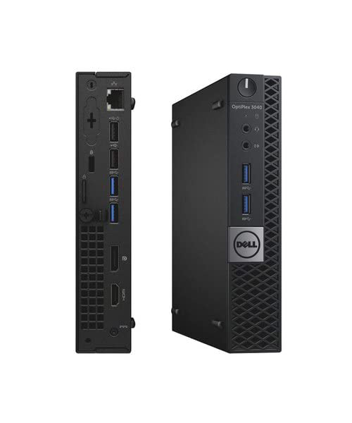 كمبيوتر مكتبي مستعمل Dell OptiPlex 3040 ميني بي سي / تايني – معالج Intel Core i5 الجيل السادس – 16 جيجابايت رام DDR4 – تخزين 256 جيجابايت SSD – ويندوز 10 برو