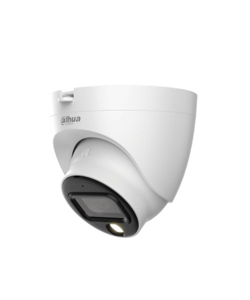 كاميرا داهوا DH-HAC-HDW1509TLQP-A-LED داخلية بدقة 5 ميجابكسل مع ميكروفون ورؤية ليلية كاملة الألوان