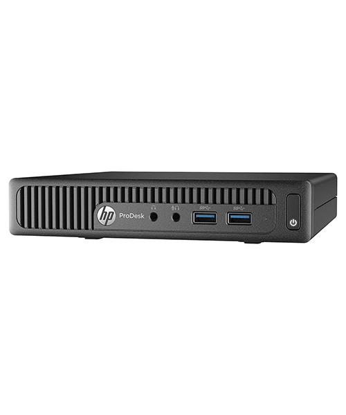 جهاز HP 400 G2 Tiny PC المستخدم – معالج Intel Core i5 الجيل السادس – رام 8 جيجابايت – 256GB M.2 SSD + 500GB HDD – ويندوز 10 برو