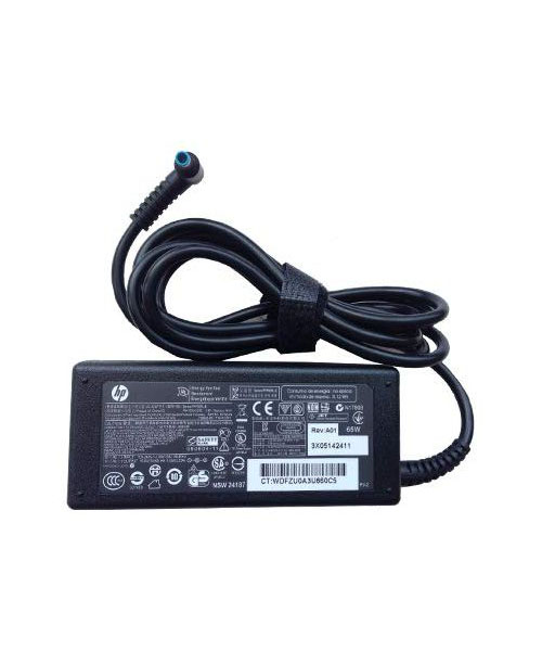 شاحن متوافق HP بقدرة 65 واط - رأس أزرق صغير (19.5V-3.3A)
