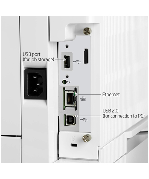 طابعة ليزر أسود مستعملة HP LaserJet Enterprise M609DN – USB – إيثرنت