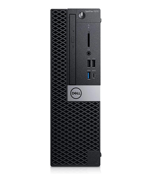 كمبيوتر مكتبي مستعمل Dell OptiPlex 7070 SFF – معالج Intel Core i7-9700 – ذاكرة 8 جيجابايت DDR4 – تخزين 512 جيجابايت SSD NVMe – نظام Windows 11
