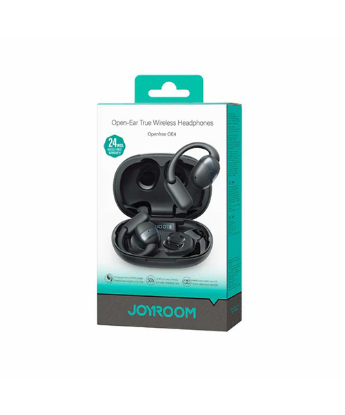 سماعات جوي روم أوبنفري JR-OE4 اللاسلكية مفتوحة الأذن – اللون الأسود