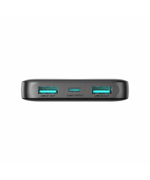 باور بنك LED 10000mAh من JOYROOM - موديل JR-PBF12 - 2.4A، 22.5W - أسود