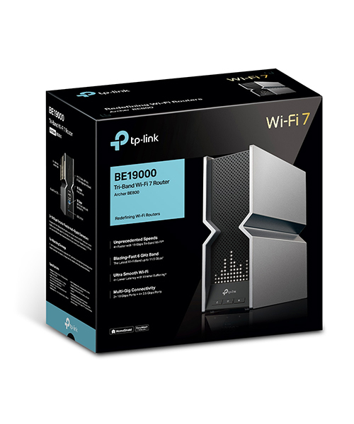 راوتر TP-LINK Archer BE800 BE19000 ثلاثي النطاق بتقنية Wi-Fi 7