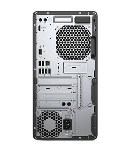 جهاز كمبيوتر HP 290 G1 Micro Tower بمعالج Intel Core i5 وذاكرة وصول عشوائي DDR4 سعة 8 جيجابايت ومحرك أقراص SSD سعة 250 جيجابايت