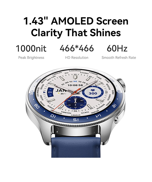 ساعة جوي روم كلاسيك سيريز JR-FC3 الذكية (إمكانية الرد على المكالمات)