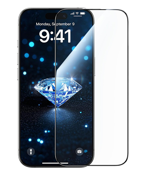 لصقة حماية زجاج مقوى جويروم JR-MQS0569 لهاتف iPhone 17 Pro Max (مقاومة للخدش + شفافة + مضادة للغبار)