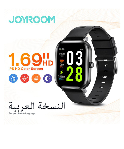 ساعة جوي روم JR-FT1 Pro الذكية المقاومة للماء بمعيار IP67