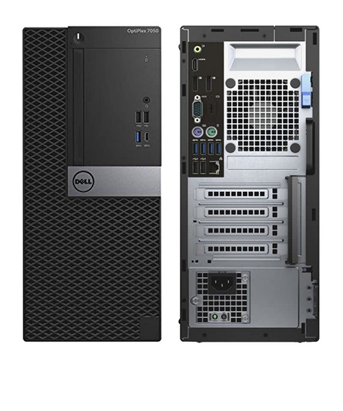 كمبيوتر ديل أوبتيبلكس 7050 برج متوسط مستعملمعالج Intel Core i7، ذاكرة وصول عشوائي DDR4 سعة 8 جيجابايت، قرص صلب سعة 500 جيجابايت، نظام تشغيل Windows 10