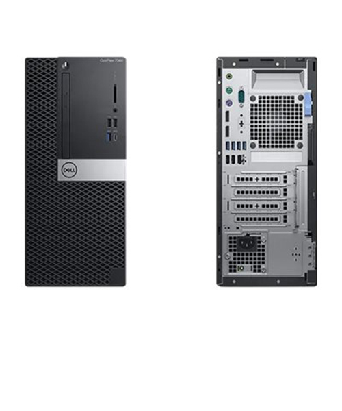 كمبيوتر مكتبي ديل أوبتيبليكس 7060 MT مستعملمعالج Intel Core i7، ذاكرة وصول عشوائي DDR4 سعة 8 جيجابايت، قرص صلب سعة 1 تيرابايت، نظام تشغيل Windows 11