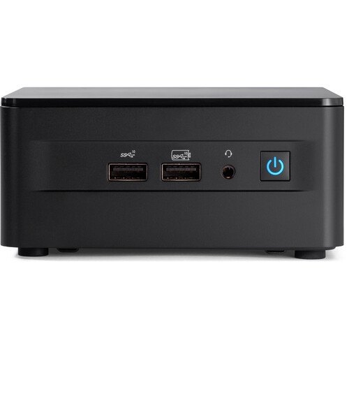 جهاز كمبيوتر صغير مستعمل من نوع Intel NUC 12 Pro (NUC12WSH) بمعالج Intel Core i5 وشاشة 1240P وذاكرة وصول عشوائي 8 جيجابايت DDR4 وقرص صلب SSD بسعة 500 جيجابايت ونظام تشغيل Windows 11