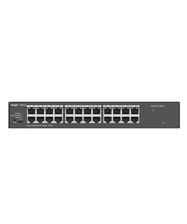 سويتش شبكة Ruijie Reyee RG-ES124G-L جيجابت 24 منفذ غير مُدار