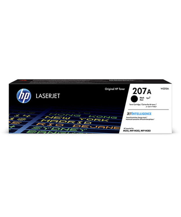 خرطوشة حبر HP 207A أصلية سوداء لطابعات LaserJet (W2210A)