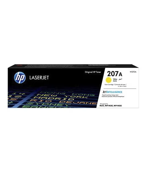 خرطوشة حبر HP 207A أصلية صفراء لطابعات LaserJet (W2212A)