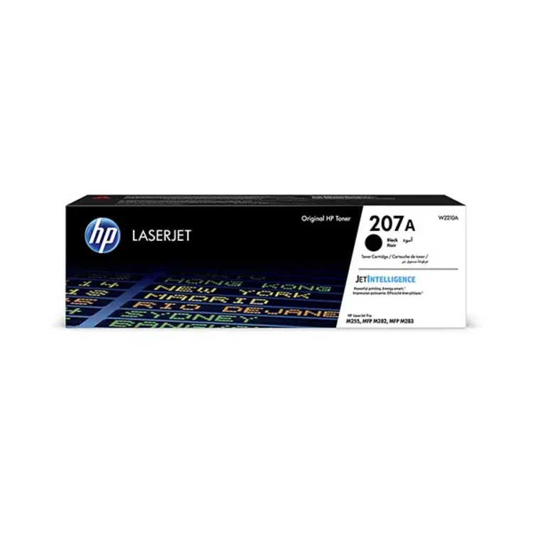عبوة حبر HP 207A أصلية سوداء لطابعات LaserJet (W2210A)