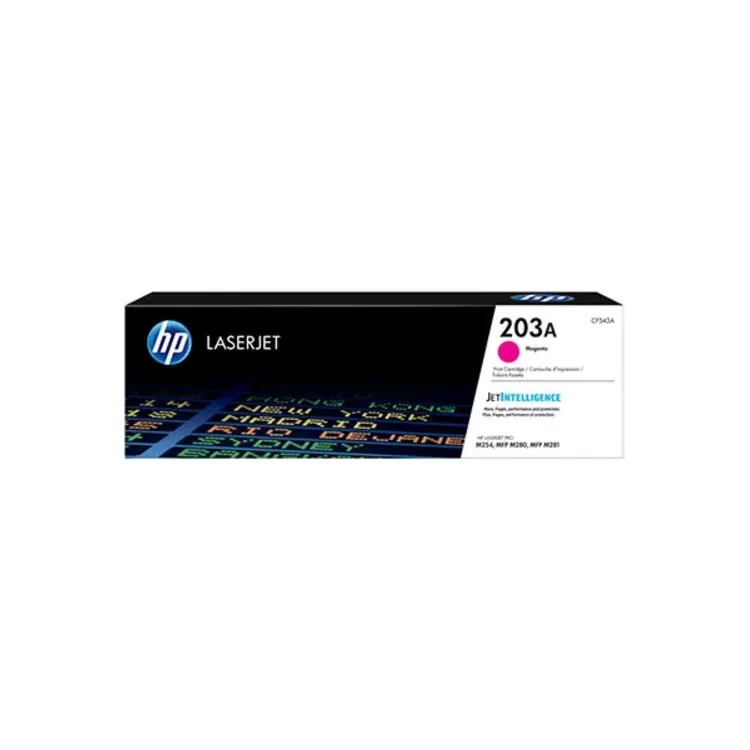 عبوة حبر HP 203A أصلية أرجوانية لطابعات LaserJet (CF543A)