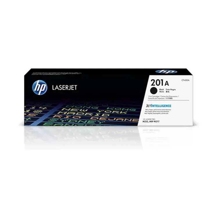 عبوة  حبر HP 201A أصلية سوداء لطابعات LaserJet (CF400A)