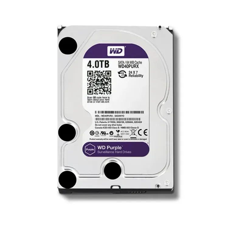 ويسترن ديجيتال Purple ‎سعة 4 تيرابايت لمراقبة الفيديو