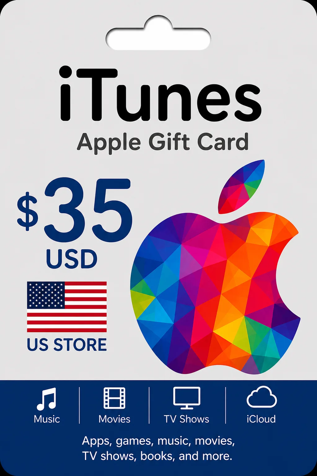 أبل متجر أمريكى 35 USD