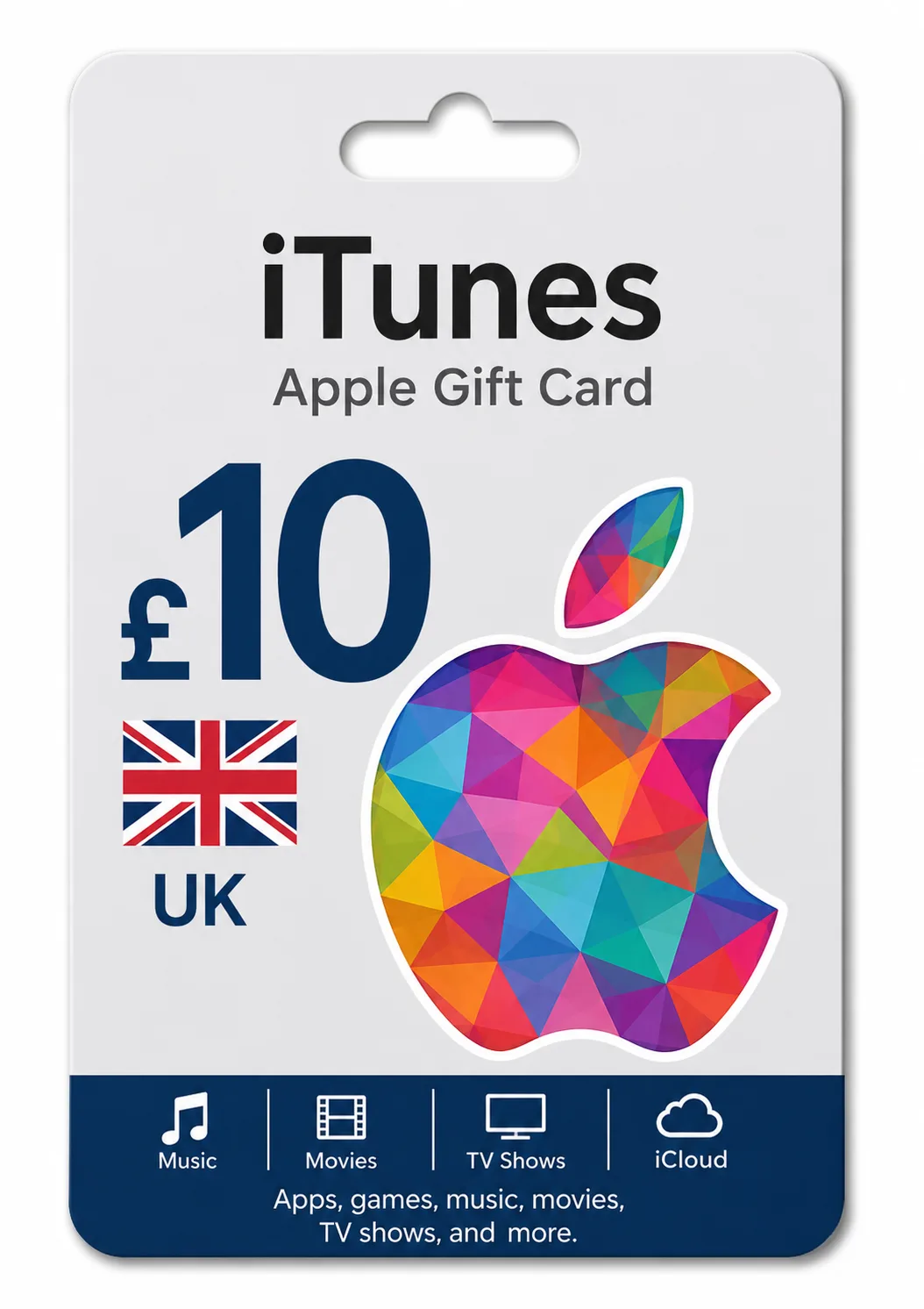 أبل متجر بريطاني 10 GBP