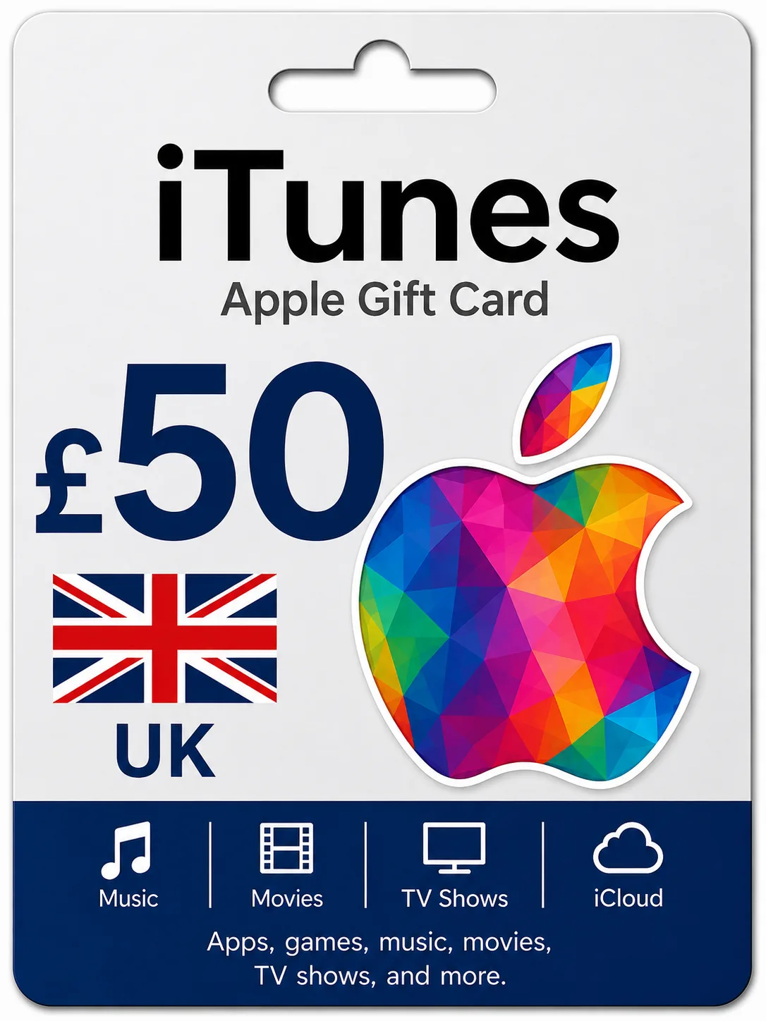 أبل متجر بريطاني 50 GBP